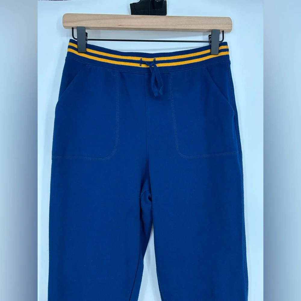 Janie & Jack Pant Kids Blue Stripe French Terry Jogger Active‎ Track Pant- Sz.16